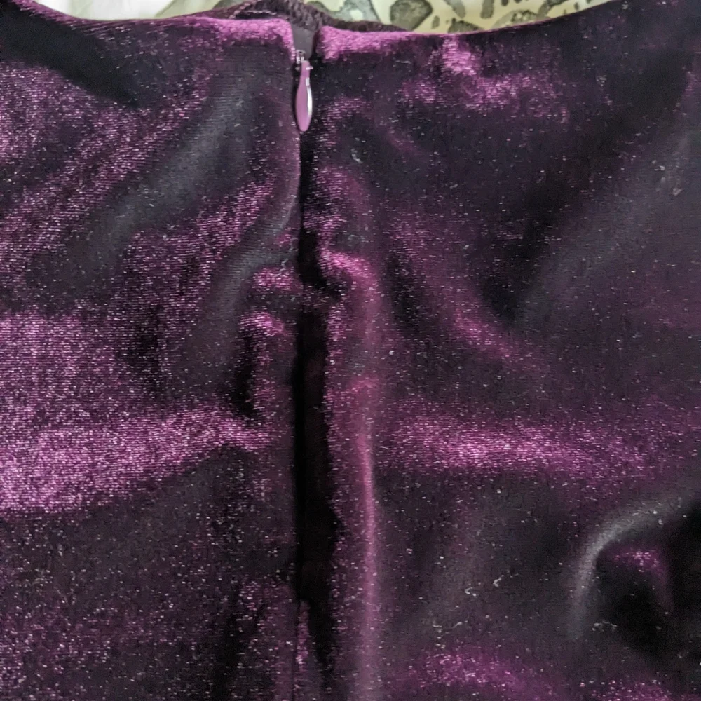 Calvin Klein Velvet Dress - Picture 7 of 8